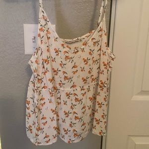 White Abercrombie tank top